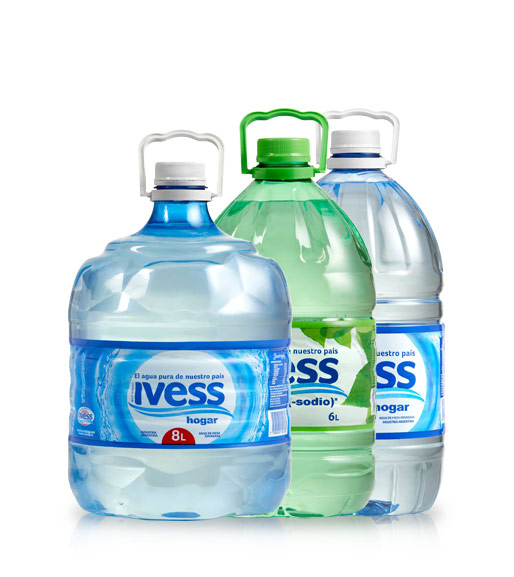 Botellones de agua descartables IVESS