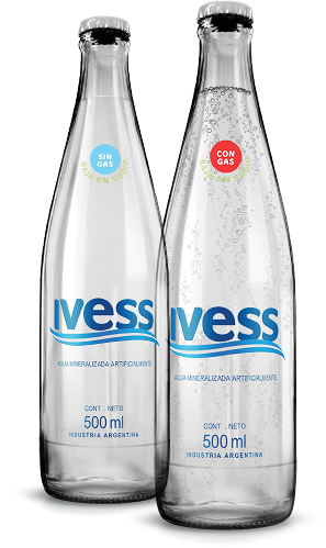 Agua con y sin gas IVESS