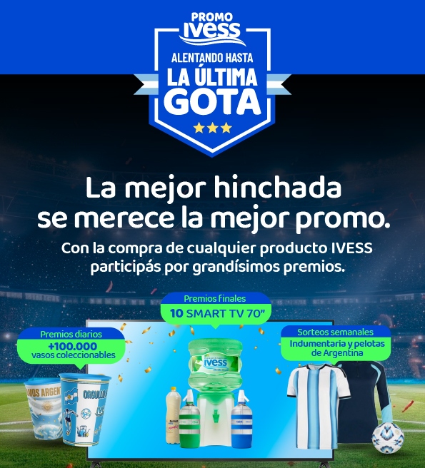 Alentando hasta la última gota: participá por premios increíbles